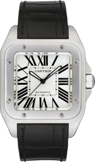 cartier watch leather price