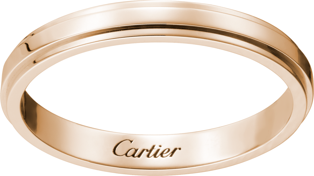 Cartier d’Amour 結婚戒指18K玫瑰金