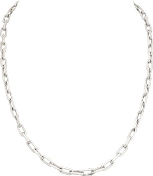 cartier silver necklace