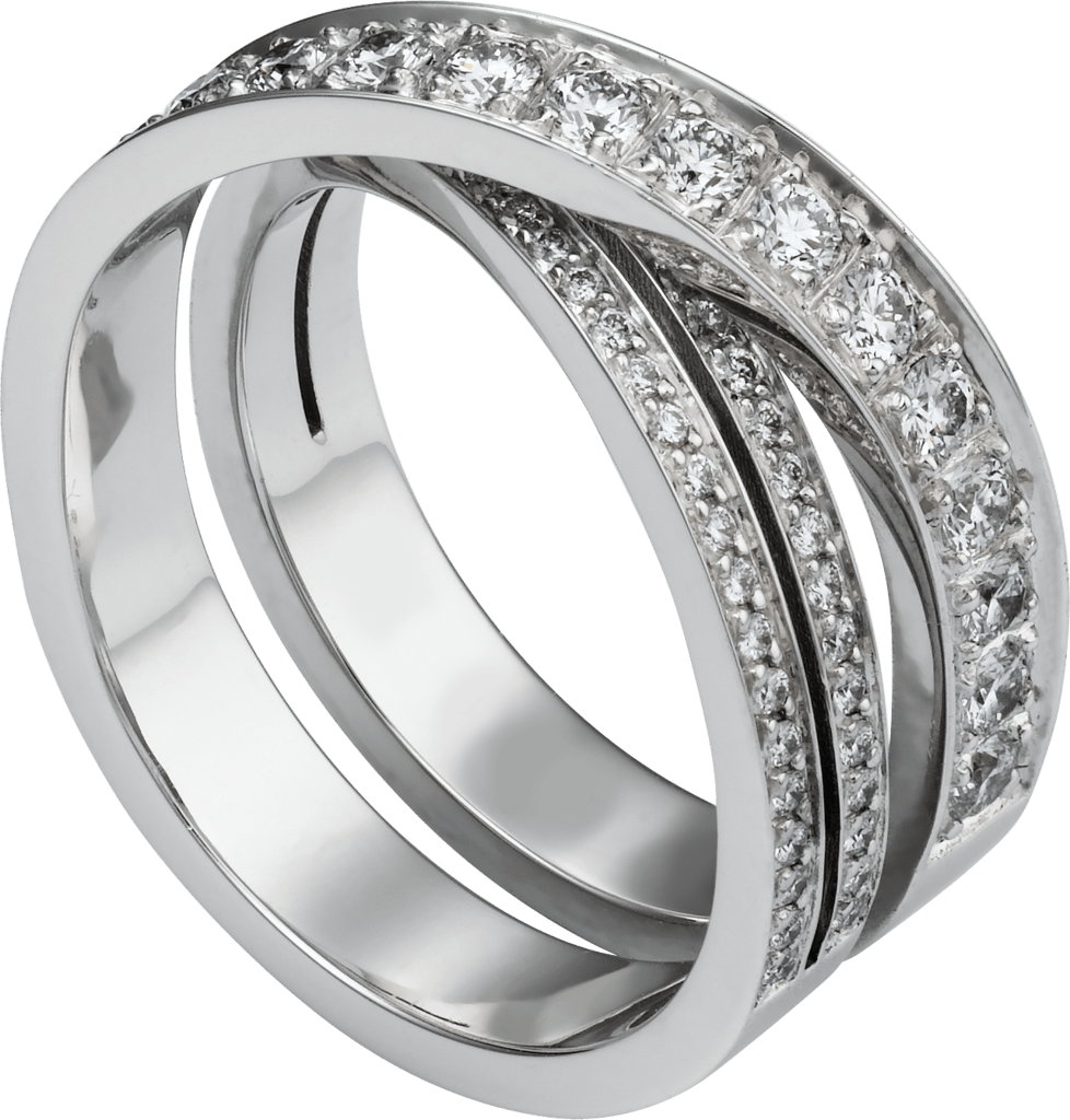 cartier silver ring