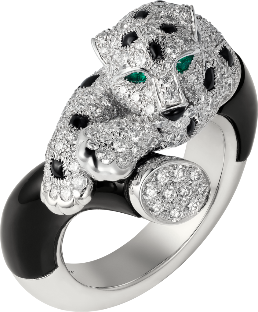 cartier panthere diamond ring