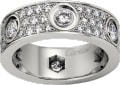 cartier mens diamond ring