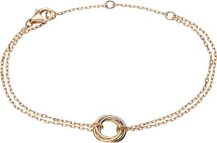 cartier trinity bracelet with diamonds