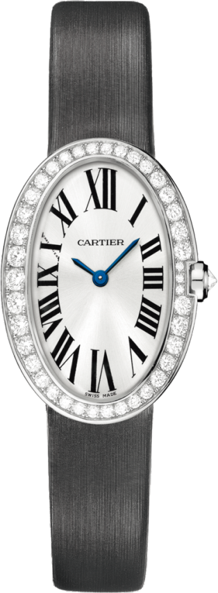 Cartier Tank Basculante 2405 Steel Unisex Watch DIAMONDS & SAPPHIRES