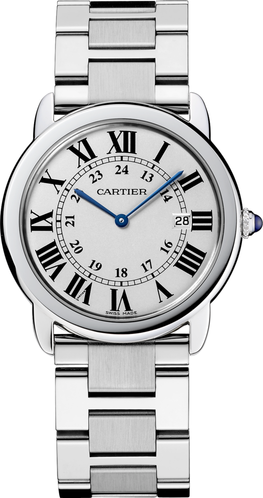 Ronde Solo de Cartier watch36mm, quartz movement, steel