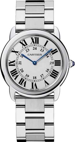 Ronde Solo de Cartier 腕錶 36毫米，石英機芯，精鋼