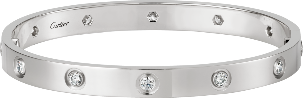 CRB6040717 - LOVE bracelet, 10 diamonds 