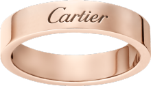 C de Cartier 結婚戒指 18K玫瑰金