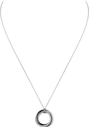 cartier trinity necklace diamond