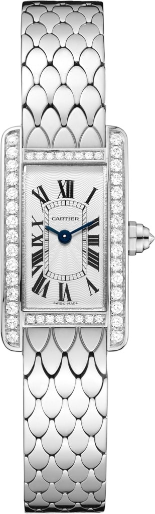 cartier white gold tank americaine