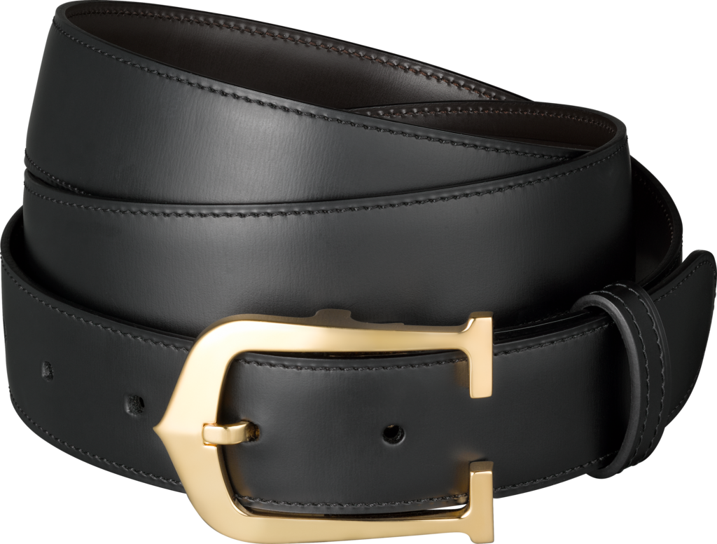 CRL5000171 - Elongated C belt - Black 