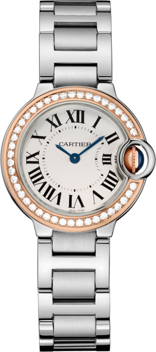 Cartier Ladies Must de Cartier Vermeil Sterling Burgundy Quartz 18K Gold Plated Watch
