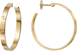 <span class='lovefont'>A </span> earrings Yellow gold