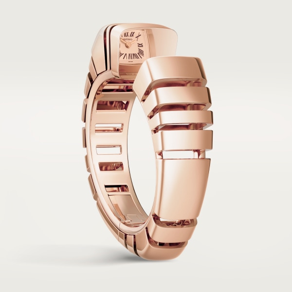 Reflection de Cartier 腕錶 (尺寸15) 石英機芯，玫瑰金