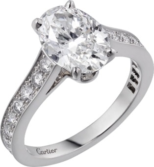 cartier oval ring