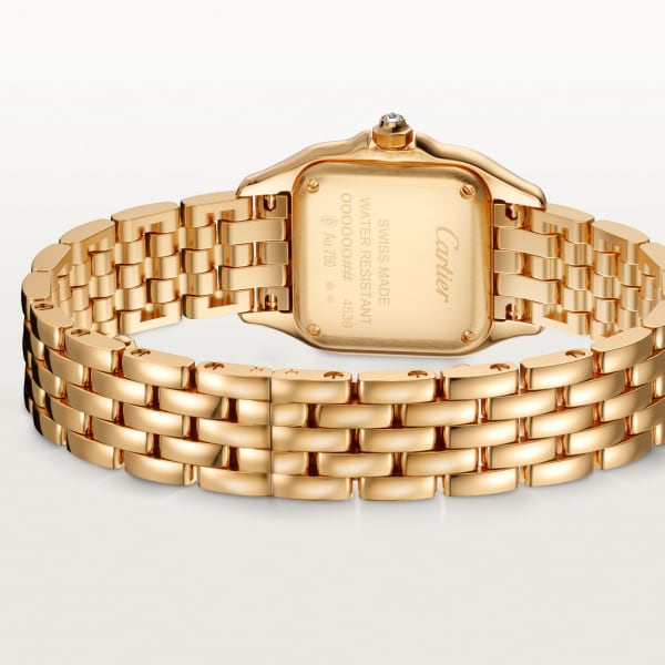 Panthère de Cartier 腕錶 小型款，石英機芯，黃金，鑽石