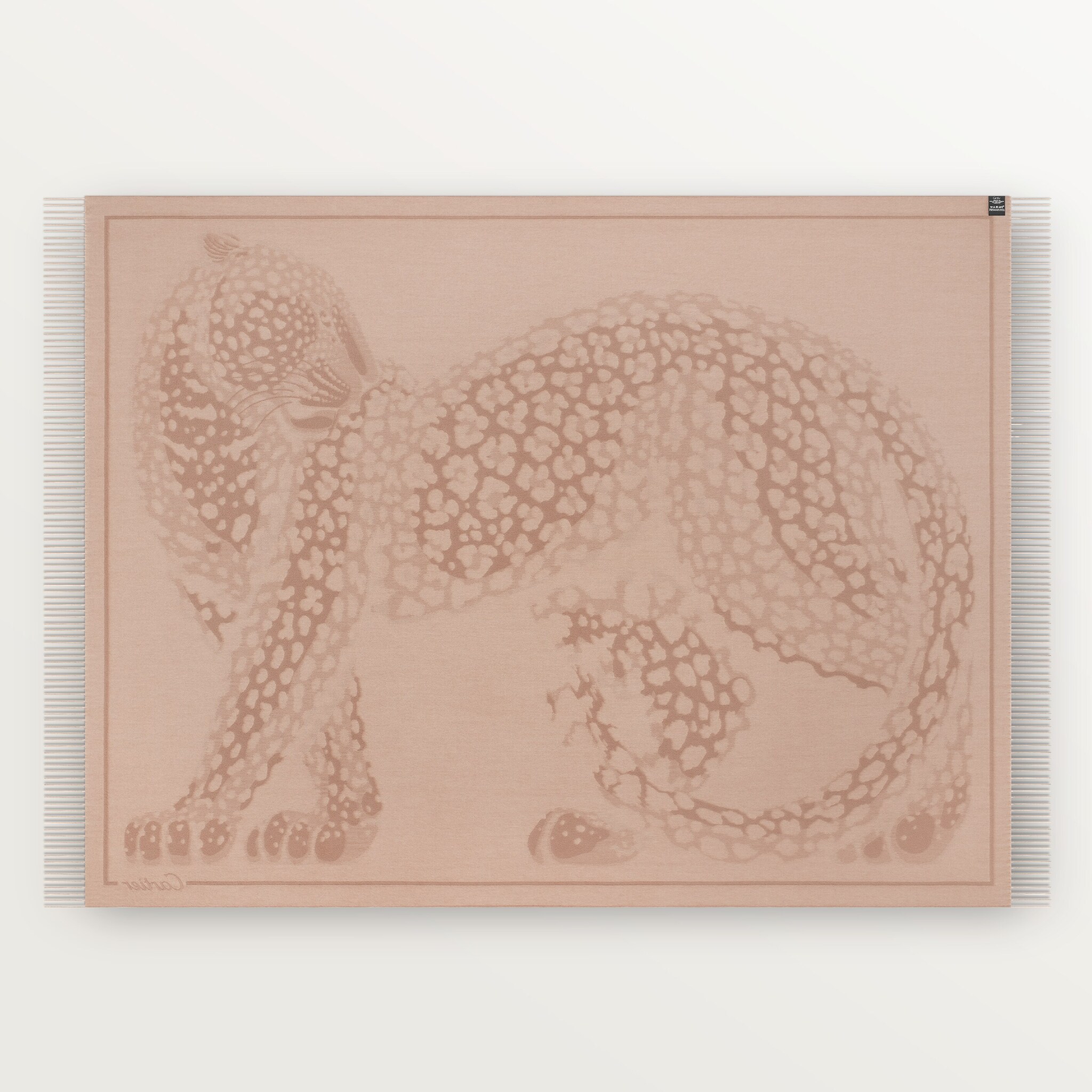 Panthère de Cartier 毛毯羊絨，羊毛