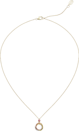 Trinity Kette White gold, yellow gold, rose gold, pink spinel
