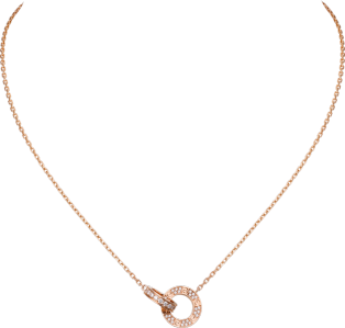 <span class='lovefont'>A </span> necklace Rose gold, diamonds