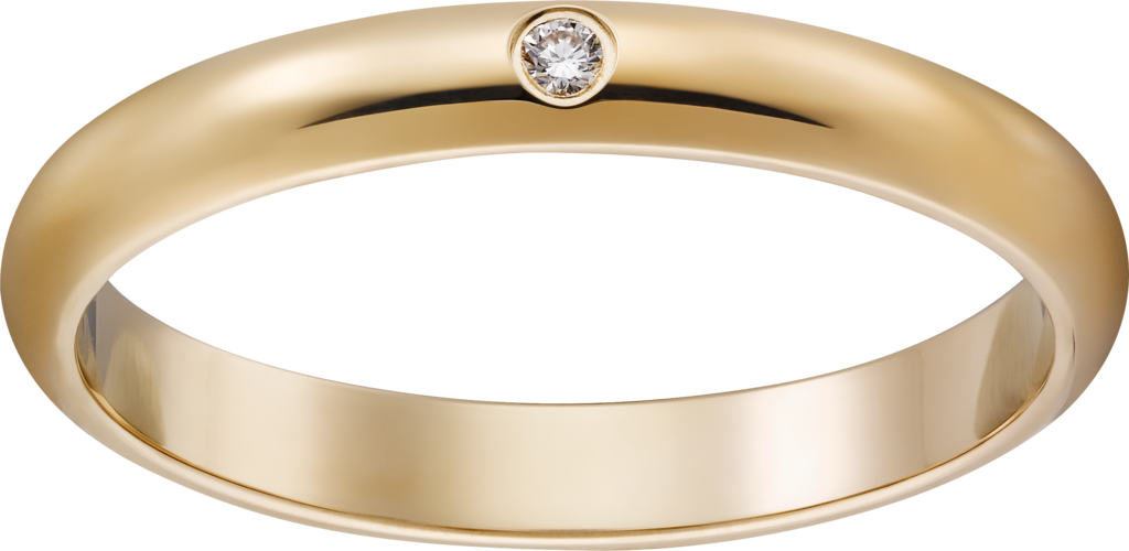1895 結婚戒指18K黃金，鑽石