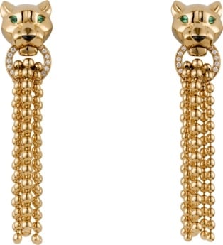 gold cartier earrings