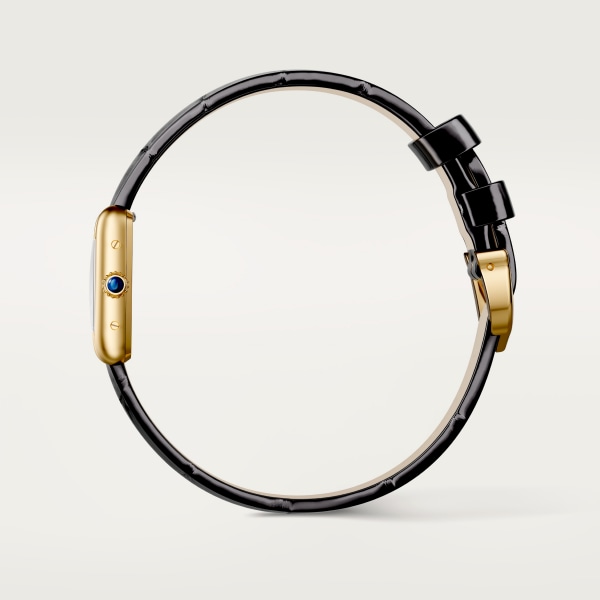 Tank Louis Cartier 腕錶 迷你款，石英機芯，黃金，皮革