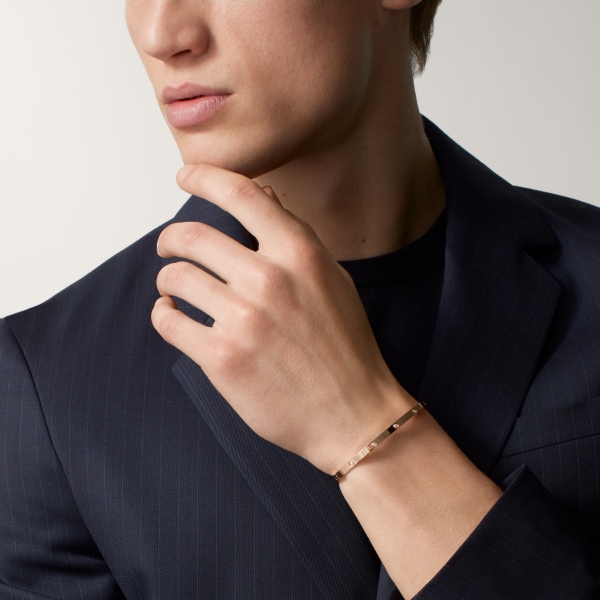 Love bracelet, small model, 10 diamonds Rose gold, diamond