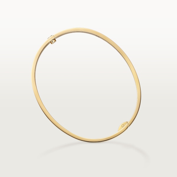 Love bracelet, medium model, paved Yellow gold, diamonds