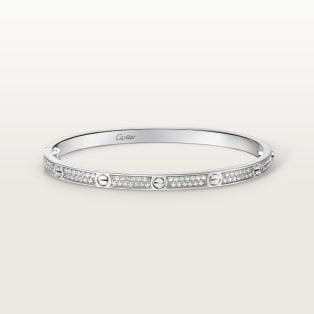 <span class='lovefont'>A </span> bracelet, small model, paved White gold, diamonds
