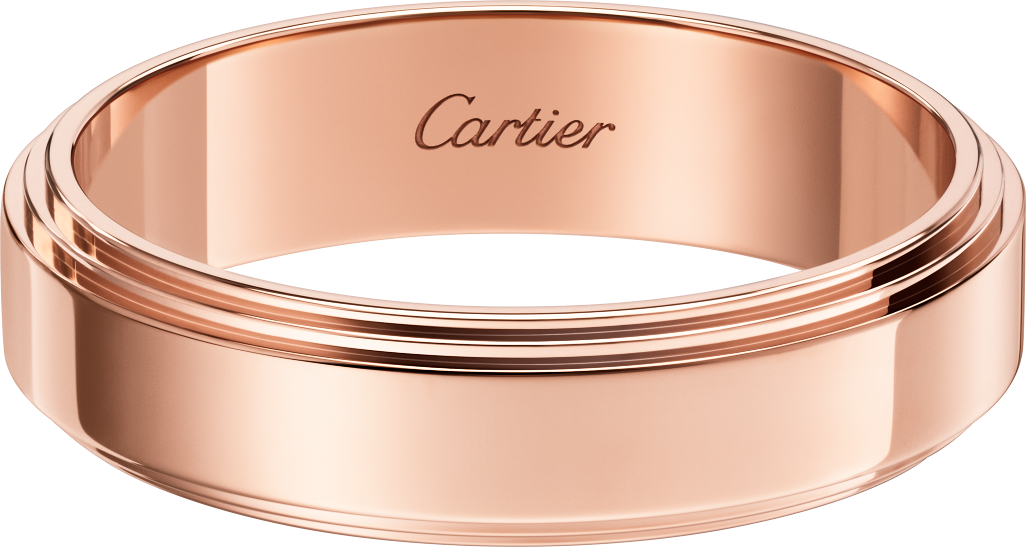 Cartier d'Amour wedding ring, 5 mm widthRose gold.