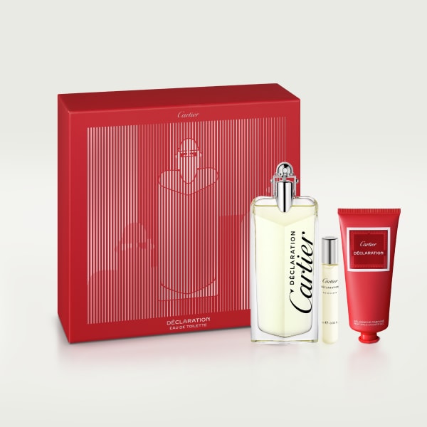Set with 100 ml Déclaration Eau de Toilette, 10 ml Purse Spray and 100 ml Perfumed Shower Gel Gift set