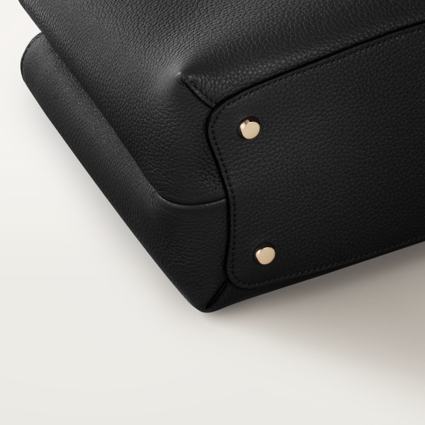 手袋，小型款，Panthère Double de Cartier 黑色粒面小牛皮