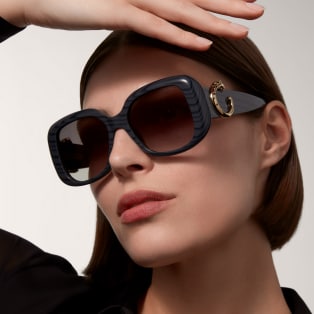 Panthère de Cartier Sunglasses Grey striped acetate, grey lenses
