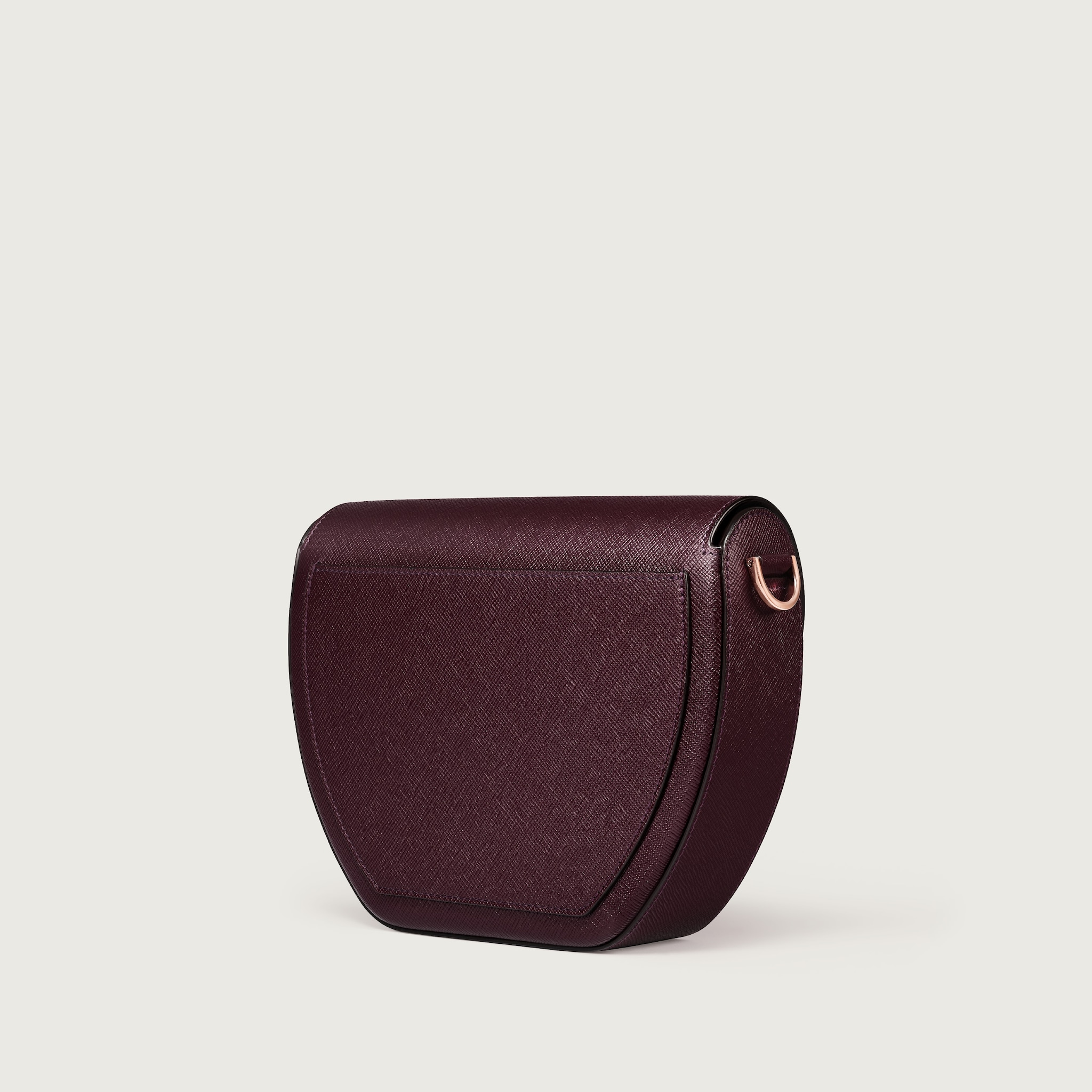 手袋，C de Cartier葡萄紫色紋理質感小牛皮，刺繡，玫瑰金色飾面