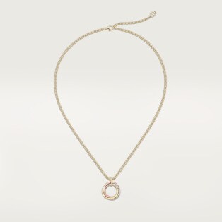 最終値下げ‼️Cartier ネックレス Trinity pendant, medium model, diamonds - White gold, yellow gold