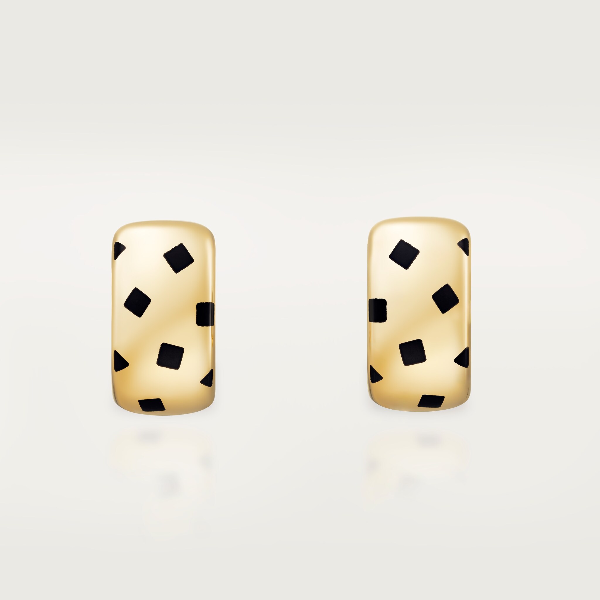 Panthère de Cartier earringsYellow gold, lacquer 