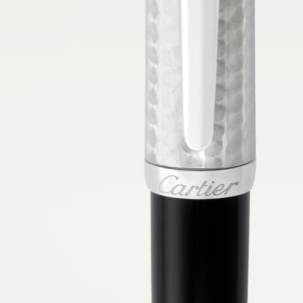 R de Cartier pen Engraved metal, composite, palladium finish