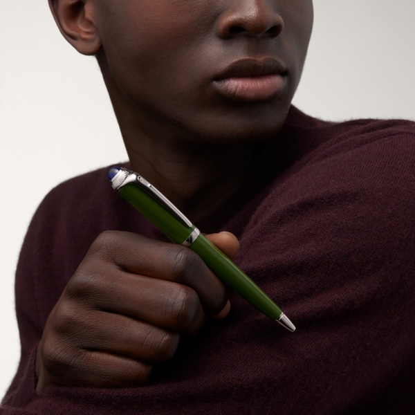 R de Cartier 書寫筆 複合材質，鍍鈀飾面