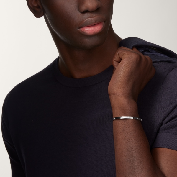 Love bracelet, small model, 6 diamonds White gold, diamonds