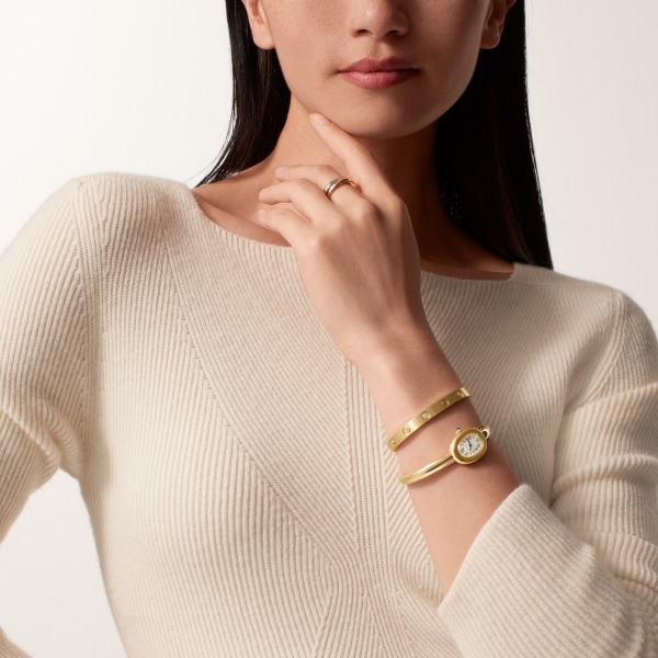 Baignoire 腕表 (尺寸
16) 迷你款，石英機芯，黃金