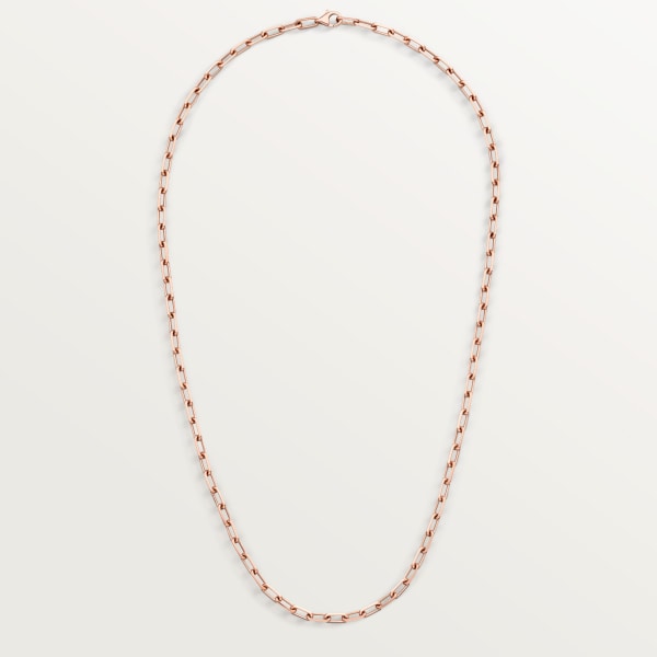 Santos de Cartier necklace, chain, medium model Rose gold