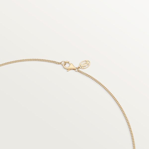 Trinity cushion necklace White gold, yellow gold, rose gold