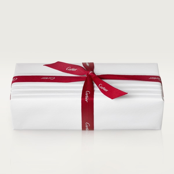 Panthère de Cartier 太陽眼鏡 光滑金色飾面金屬，黑色醋酸纖維，灰色鏡片