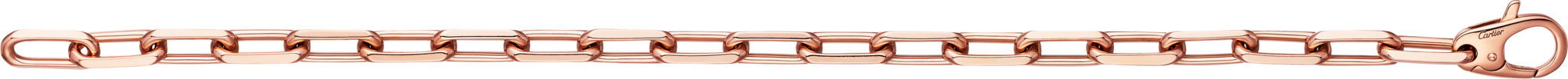 Santos de Cartier bracelet, chain, medium modelRose gold