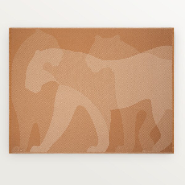 Panthère de Cartier blanket Wool and cashmere