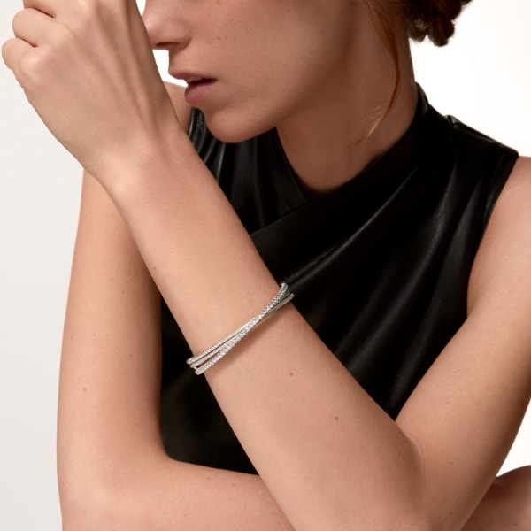 Etincelle de Cartier bracelet, semi-paved White gold, diamonds