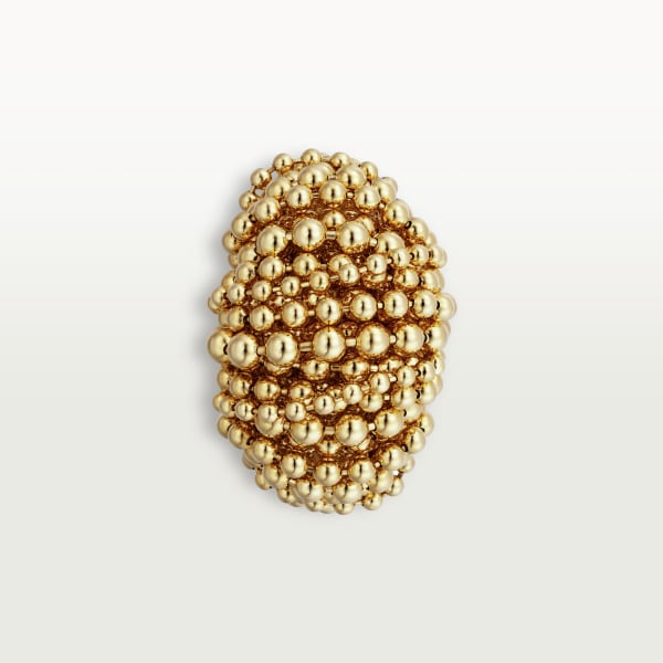 Tressage ring Yellow gold