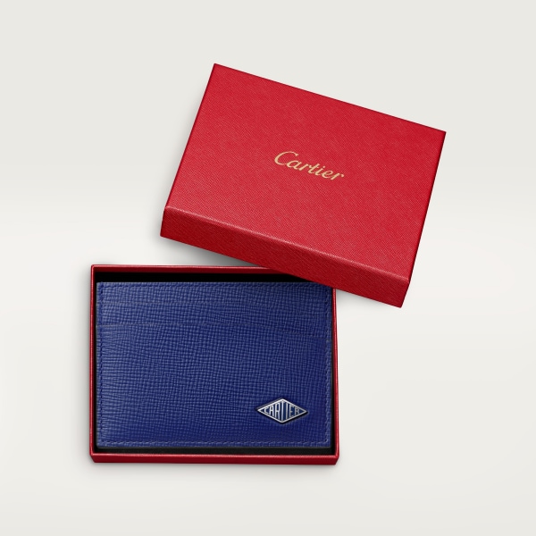 Cartier Losange Small Leather Goods, Card holder Grained ink calfskin