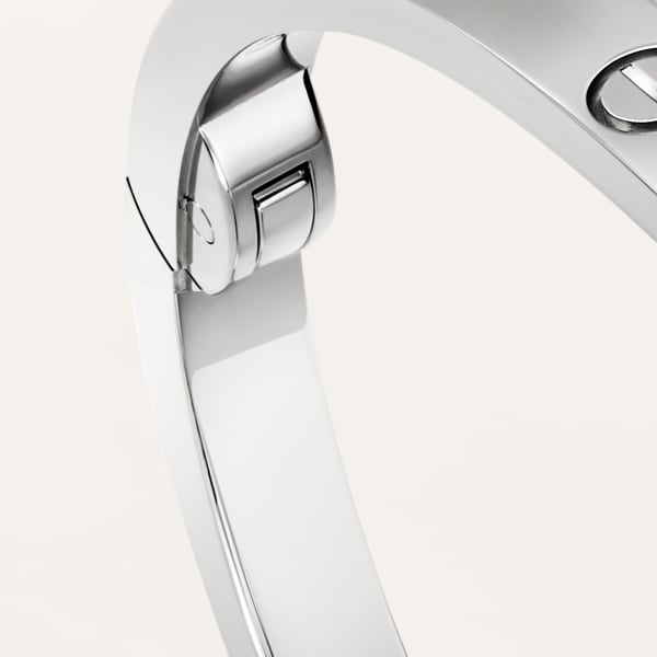 Love bracelet, small model, 6 diamonds White gold, diamonds