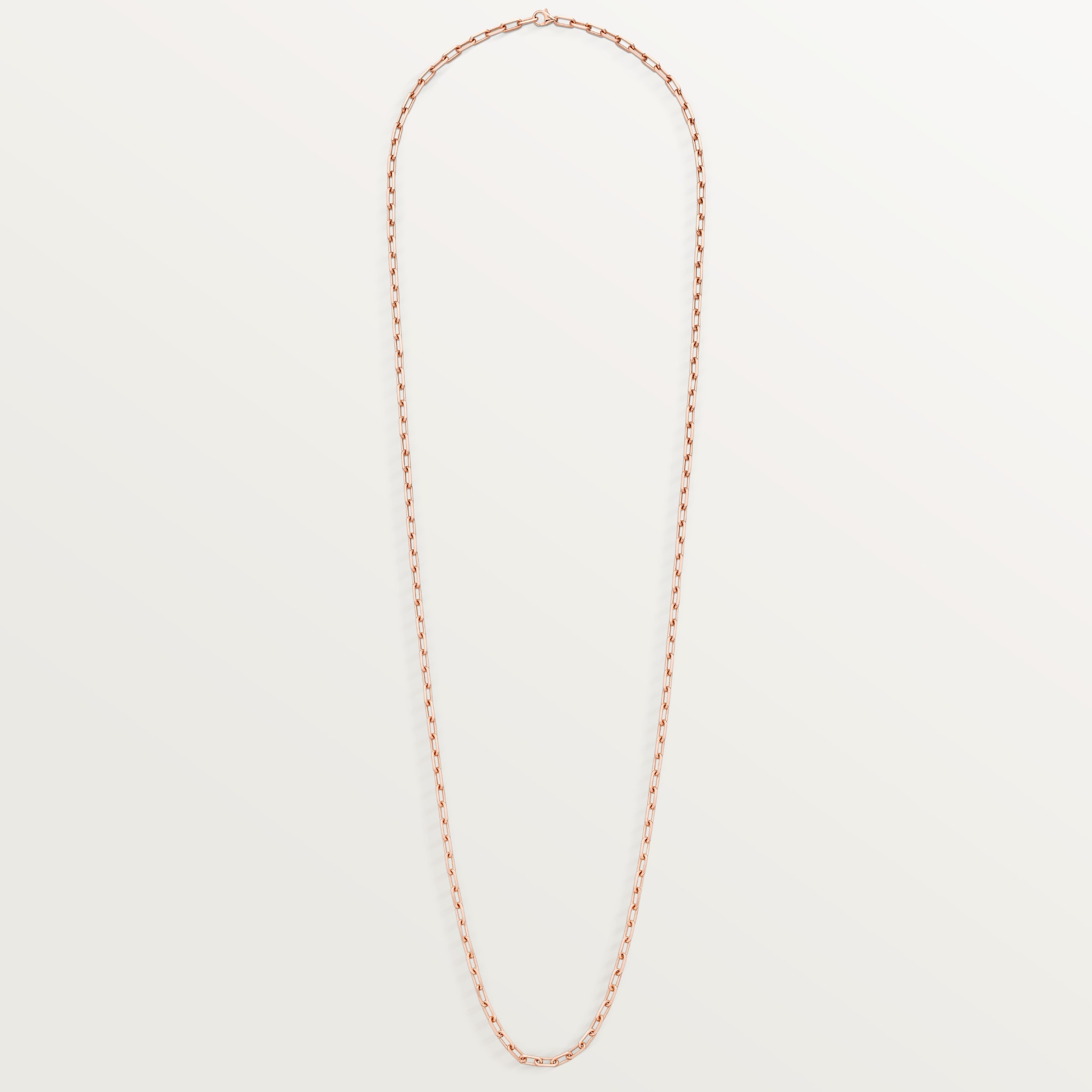 Santos de Cartier long necklace, chain, small modelRose gold